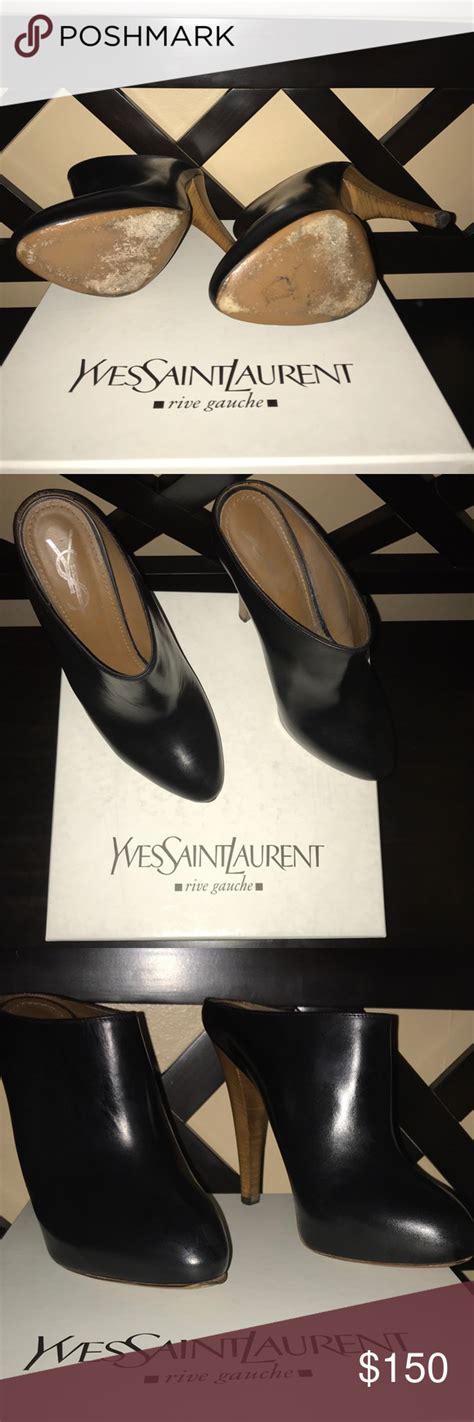 ysl mules and pumps